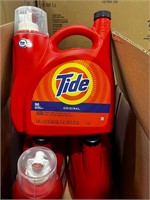 1 Case Tide Original Detergent; 4 Jugs Per Case