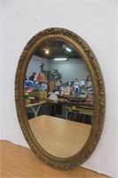 Antique Oval Mirror  26" x 18