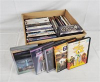 Box Full Of Dvd Movies War Sports Comedy & More
