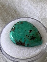 11.02ct Turquoise Gemstone in Gem Jar