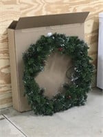 Lighted Outdoor Wreath