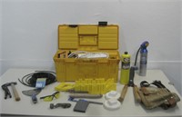 Tool Box W/Assorted Tools & Hardware See Info