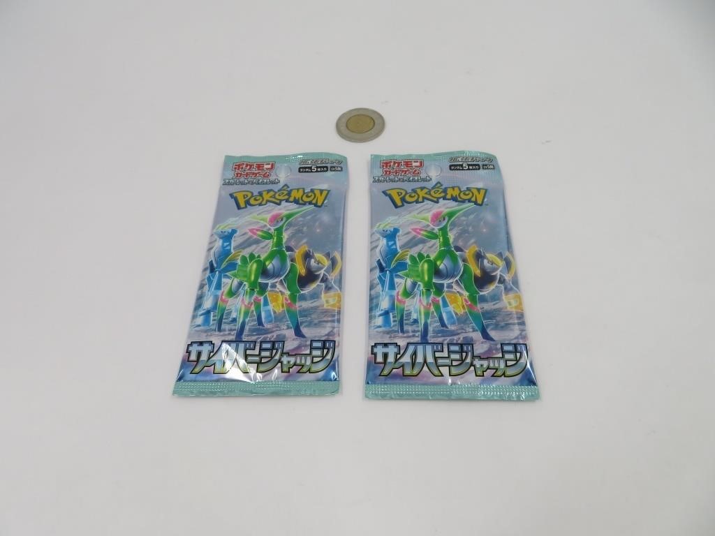 2 pack neufs de cartes Pokemon Japonaise