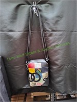 Leather Patchwork Shoulder Bag