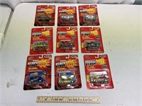 9 New in Package Racing Champ Stock Rods Cars