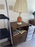 Night stand and Lamp