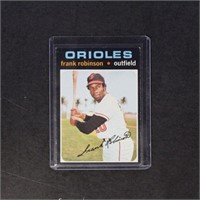 Frank Robinson 1971 Topps #640 Baseball card, with