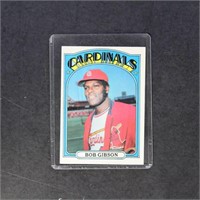 Bob Gibson 1972 Topps #130 Baseball card, with no