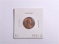1971-D United States Lincoln One Cent Coin