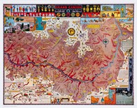JO MORA GRAND CANYON PICTORIAL MAP