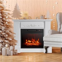 ORALNER 32\ Electric Fireplace with Mantel.