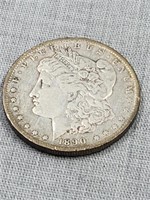 1890-0 Morgan Silver dollar