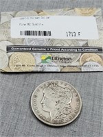 1897-s Morgan Silver Dollar, Fine #2