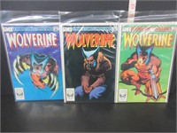 MARVEL #2,#3,#4 WOLVERINE COMIC BOOKS