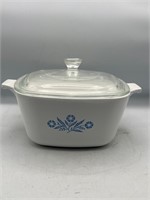 1 3/4 qt cornflower blue corning ware