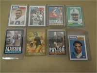 LOT 8 '85-91 TOPPS NFL CARDS MARINO SMITH MONTANA