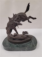 Frederic Remington bronze statue- The Wicked Pony