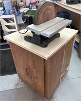 CENTRAL PNEUMATIC 12” DISC SANDER ON ROLLING