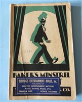 1928 Black Americana Minstrel Play Booklet RARE