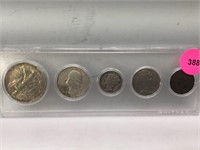 US Coin Type Set - Walker, Washington, Mercury,