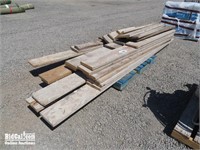 Pallet of Assorted Wood Scaffolding Planks