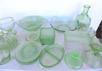 Green Depression Glass