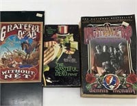 Greatful Dead lot- CDs, VHS AND BOOK