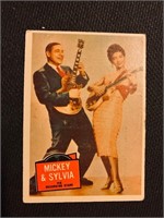 1957 Topps Hit Stars #2 Mickey and Sylvia