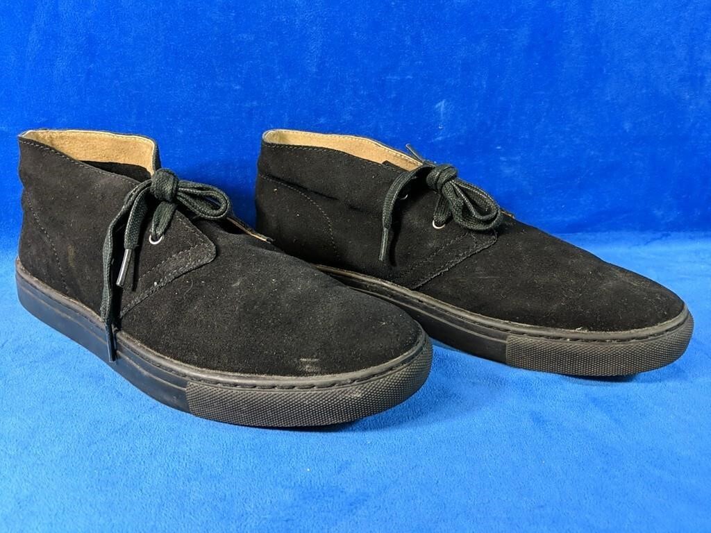 NEW Polo Black Suede Chucka Boots, men's size