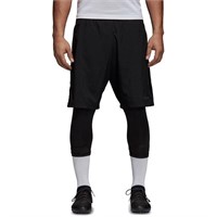 MENS ACTIVEWEAR BOTTOM LARGE 2-IN-1 SOCCER SHORTS