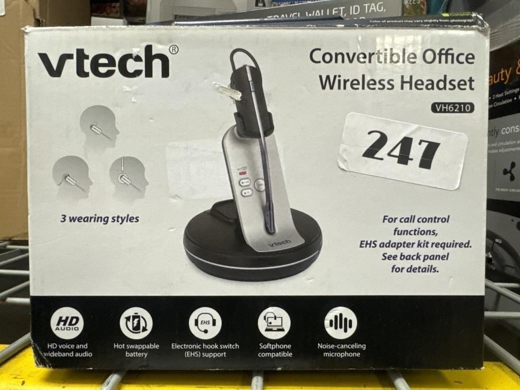 Vetch VH6210 Convertible Office Wireless Headset