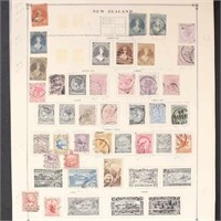 New Zealand Stamps on Scott pages 1850s-1950s, Use