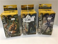 3 Dream Blade Card Packs NIB