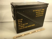 US Military 20 MM cartridge box, for use in M61