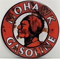 Mohawk Gasoline Metal Reproduction Sign
