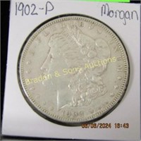 US 1921-P MORGAN SILVER DOLLAR