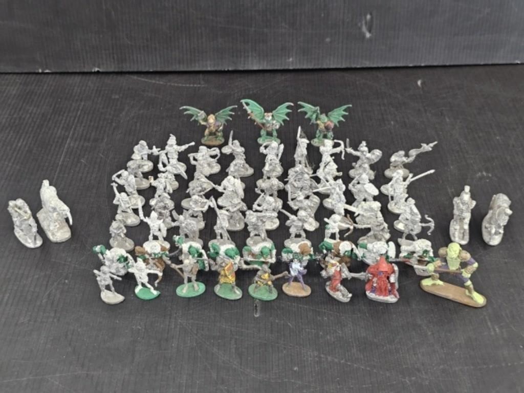 70 LEAD MINIATURES MADE BY GRENADIER - MOSTLY 1980