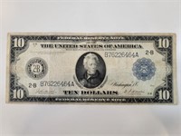 1914 $10 Federal Reserve FR-910