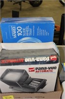 panaview lighted slide viewer and slides