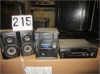 Sony Stereo System and Kenwood Receiver