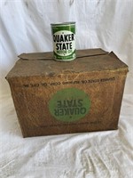 Case of Quaker State Oil Cans