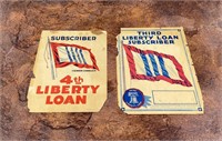 Third and Fourth Liberty Loan Posters