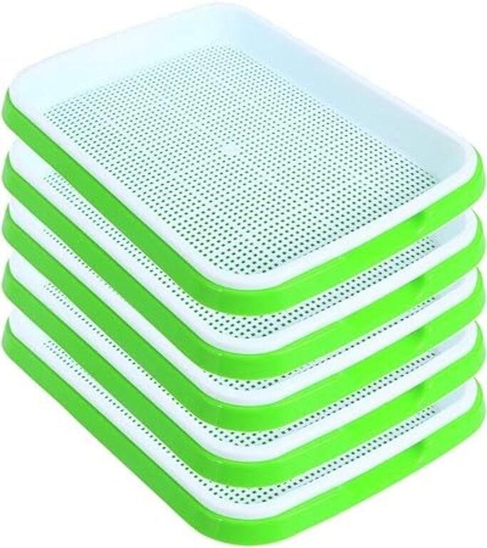 Seed Sprouter Tray 5 Pack, BPA Free Nursery Tray S