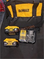 DeWalt 20V, 6AH & 4Ah batteries and charger