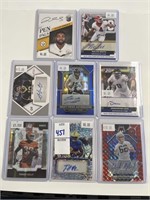 AUTOGRAPHED NFL CARDS LOT OF 8