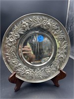 STERLING KIRK REPOUSSE PLATE