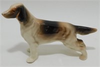 * Vintage English Setter Porcelain Dog Figurine -