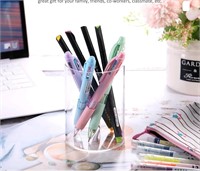 6 Pieces Clear Acrylic Pencil Pen Holder