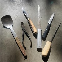 Set of Vintage Knives and Tools