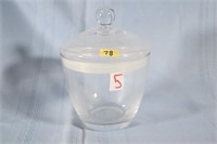 GLASS CONTAINER W/LID